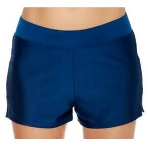 NEW Catalina 2X 18W-20W $39 Royal Blue Swim‎ Shorts Plus Size Pool Chic